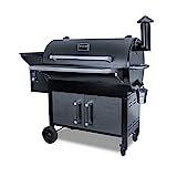 ACTIVA Schleicher - Barbacoa XXL con ahumador, pellet, ahumador, barbacoa, ahumador digital, horno para ahumar con control de aplicación móvil (idioma español no garantizado) y termómetro digital
