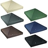 freigarten.de Techo de repuesto para cenador de 3 x 3 m, resistente al agua. Material: PVC suave de Panamá de 370 g/m², extrafuerte, modelo 2 (verde)