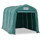 Chenshu Carpa Garaje de Almacenamiento, Pergola Jardin Exterior, Cenador, Carpas para Terraza, Carpa Jardin Exterior, PVC Verde 2,4x3,6 m