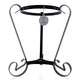 CERÁMICA RAMBLEÑA Accessories | Macetero Bajo | Macetero Grande | Macetero con Patas | Macetero en forja Modelo F105 | Diámetro aro sujeción 22 cm | 35x35x40 cm