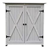 XLLLL Arcon Exterior Impermeable Caseta Depuradora Piscina Banco LeñEro Casetas De Jardin Resina Baul Terraza Metalica Ofertas Warehouse Caja De Almacenamiento Al Aire Libre Ideal,Grey