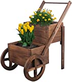 Best Goods Jardineras de madera, Jardinera con espacio para plantar, Decoración de jardín, Balcón de la terraza del jardín de casa