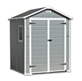 Keter 12-premium65dd Premium 65 – Caseta Resina de jardín Polipropileno Gris 185 x 152 x 226 cm