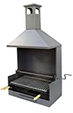IMEX EL ZORRO 71529 - Cajón Barbacoa c/Chimenea y Parrilla INOX. 72x40x148 cms.