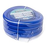 The Secret Home - Manguera Autoflotante de Piscina - Longitud. 15 m x Diámetro Conector. 38 mm - Con 2 Conectores - Ideal para Depuradoras y Limpiafondos – Disponible en Varios Tamaños