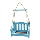 HNHN Grande Exterior Juguete de forrajeo para, alimentador de Material de Original, de Interior Caseta Perro Exterior Invierno (Blue, One Size)