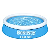BESTWAY 57392 - Piscina Hinchable Infantil Fast Set Mi Primera Piscina, Color Azul, Ø 183 x 51 cm