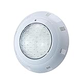 Popp- Foco Luz Extraplano Integrado para Piscina LED RGB AC 12V 18W 1700LM ø285MM IP68 Multicolor para Decoracion Control Remoto, 1,5 Metros de Cable (18 Watios)