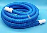 Manguera para Limpiafondos de Piscina 38mm | Manguera con 2 Terminales | Manguera Estándar Limpiafondos | PoolIberica (8 Metros)