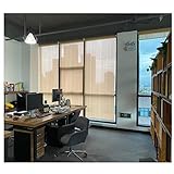 OUPAI Bloqueador Solar de Malla Rodillo exterior sombras, HDPE 95% de aleación de aluminio de Rod Patio al aire libre Gazebo Pergola Cochera Roll Up Shade, for la cubierta Gazebo Patio Patio trasero 6