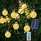 Guirnalda Luces Exterior - 60 Led 11.5M Iluminacion Jardin Impermeable IP65, Luces Navidad Farolillos Exterior Luces De Hadas para Decorativas, Navidad, Habitacion, Fiesta, Terraza, Jardín, Bodas