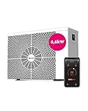 BWT Bomba de calor horizontal Inverter HI-HC 66 | Bomba de calor silenciosa para piscina calefacción y refrigeración | con lona | Controlable por aplicación | Regulación automática | 6,6 kW