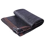 Red de Sombra Negro Malla de Sombreo con Orificio para Colgar, 85% Índice de Sombreado, Pérgola Portátil para Exterior Patio Jardín 2x2m, 2x4m, 3x3m, 3x6m, 4x4m, 4x6m, 5x5m, 6x6m, 6x8m