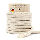 Tamay Mecha para lámparas de aceite de 6 metros, mecha de repuesto prémium para antorchas de jardín, antorcha de bambú, lámpara de petróleo, lámpara de aceite, antorchas de jardín