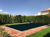 Cobertor o Lona para Piscina | 4 x 9m | con 15cm Extra por Cada Lado (4,3 x 9,3m) | Color Negro | FÃ¡cil de Instalar