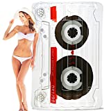 Himeland Colchoneta Hinchable Piscinacon con Inflador, Hamaca Flotante(180x 115cm), PVC Flotador para Piscina, Veraniego Inflable Juguete para Fiestas Playa de Piscina