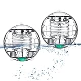 Luces piscinas solar ,Linkax Luz de piscina Luces Sumergibles Luz del estanque Luces de Flotante del jardín colorido Impermeable Luces Solares Piscina Estanque Jardín Fiesta Casa Decoración