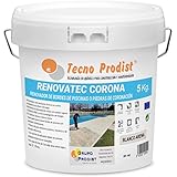 RENOVATEC CORONA de Tecno Prodist - ( 5 kg ) BLANCO ARENA Pintura renovación bordes de piscinas o piedra de coronación - Antideslizante - Alta resistencia y durabilidad - Fácil Aplicación