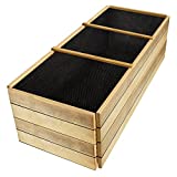 PLANTAWA Suelo de Huerto Urbano, Suelo Jardinera, Madera de Pino Tratada, 40 x 60 x 140 cm, Jardinera Exterior para Terraza Jardín Monta tu Huerto Grande