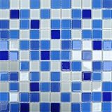 Armena 310254TZR36 1 mВІ Azulejos de Vidrio Mezcla Azul para Las Paredes y el Suelo del baГ±o y la Piscina