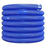 Monzana Manguera Flexible de Piscina 10m Diámetro 32mm Tubo Limpiafondos Bombas de Filtro Mantenimiento Azul