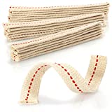 com-four® 20x Mecha de Repuesto para antorchas de jardín, antorchas de bambú - Mecha de lámpara de Aceite - 12cm x 13mm