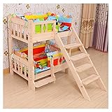 Cama nido para perro Perrera De Madera De 2 Niveles Con Escalones Escalera Interior De Madera Para Perros / Gatos Casa Para Mascotas Gato Cama Madera Maciza Todas Las Estaciones caseta casa mascotas