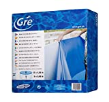 Gre FPROV618 - Liner para Piscinas Ovaladas, 610 x 375 x 132 cm (Largo x Ancho x Alto), Color Azul