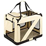 TecTake Transportín plegable para perros jaula de transporte bolsa viaje - varias tamaños - (