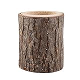 Oumij Macetas de Vivero de Plantas Pila de Madera Candelabro Candelabro de Troncos Maceta Maceta de Jardinería Decorativa Contenedores de Plantas de Interior Macetas de Plantas Suculentas(L)