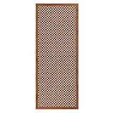 Celosía De Madera Tratada para Decoración De Terrazas, Jardines y Exteriores - Teca (228x92 cm)