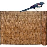 Yufenj Pantalla de caña, Paneles de Valla de privacidad, sombrilla, Valla de bambú, Valla de Piscina para Plantas, 2 3 4 pies de Altura, Pantalla de caña para jardín, privacidad