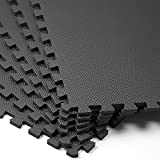 Monzana 18x Alfombrilla Fitness 6,84m² Goma Eva Esterilla Puzzle Alfombra Protectora de Suelos Gimnasia Yoga
