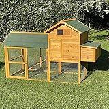 Gallinero prefabricado en madera Padovana XXL | Techo bituminado