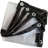 Lona de Cubierta Impermeable Hoja de Lona con Ojal Lona Resistente al Viento a Prueba de Lluvia, PE para jardinería de pérgola, 20 tamaños