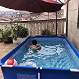 Fnho Bañera Hinchable Piscina,Piscina Infantil Hinchable Familiares,Piscina de Stent Grande, Piscina de Juegos al Aire Libre-3 x 2 x 0,66 m